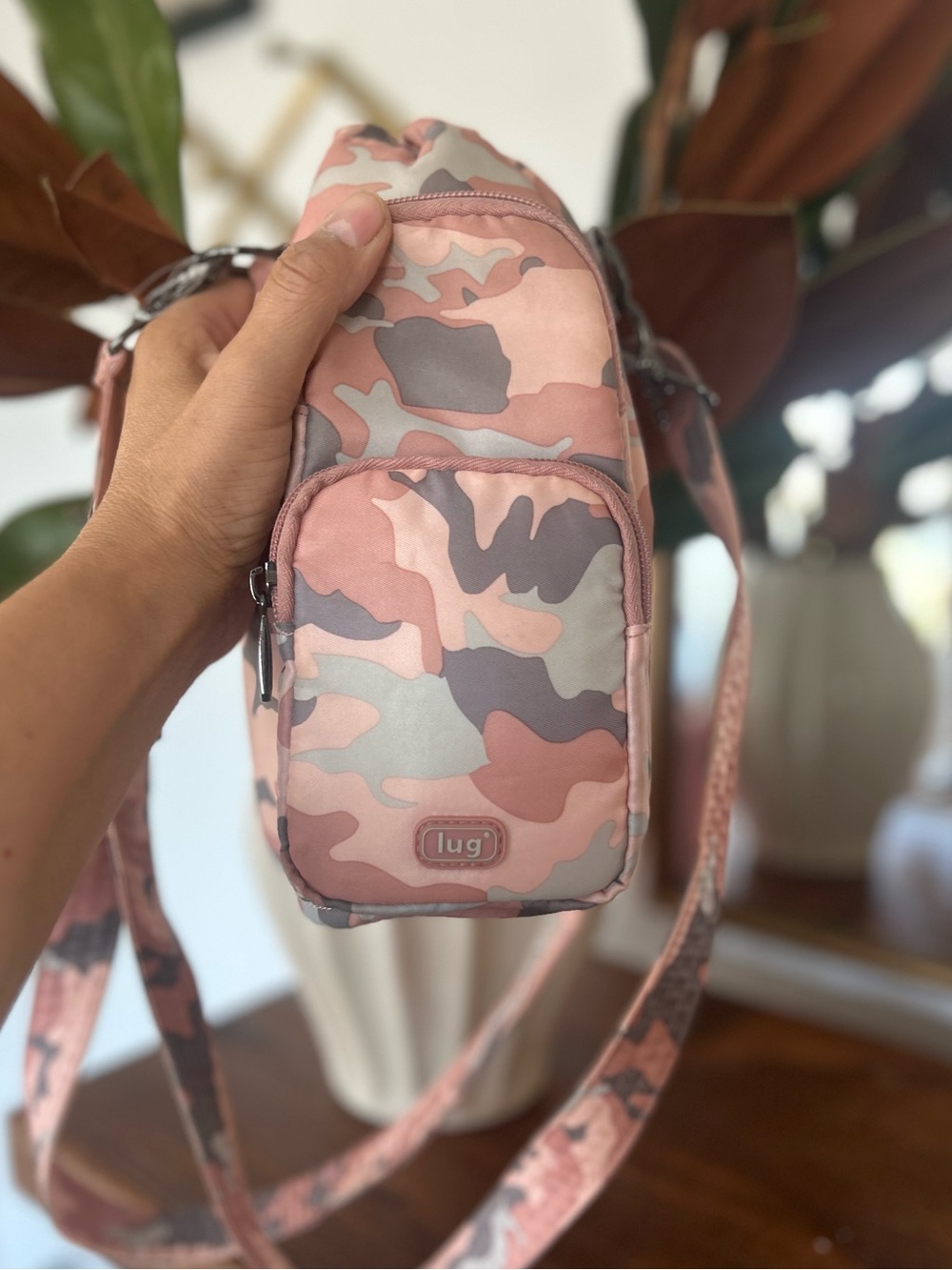 lug Pink Camo Crossbody Sling Pack